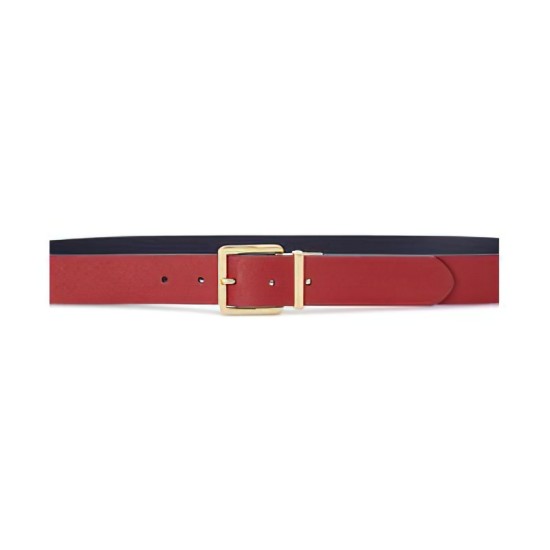 LAUREN Ralph Lauren Logo-Tip Pebbled Leather Belt
