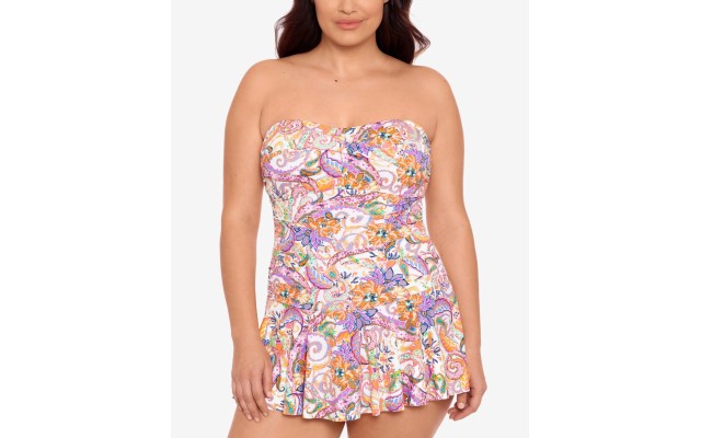 Lauren Ralph Lauren Plus Size Paisley Underwire, Multi, 22W