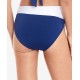  Stretch Side Tie High Waisted Swimsuit Bottom, Blue, 16