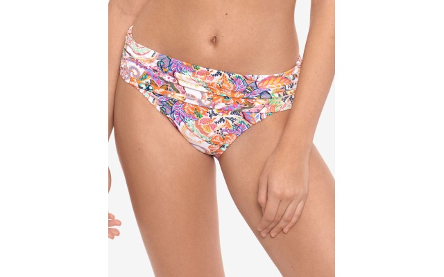 LAUREN Ralph Lauren  Women's Majestic Paisley Hipster Bikini Bottoms, Multi, 16