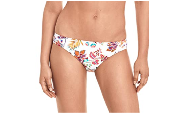 Lauren Ralph Lauren Jacobean Floral Hipster Bikini Bottom, White,12