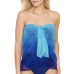 Lauren Ralph Lauren Women’s Plus Size One-Pieces Swimsuit, Blue, 16W