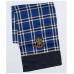 Lauren Ralph Lauren Women’s Fiona Plaid Silk Scarf ,Blue One Size