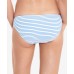 Swim Bikini Bottom Blue Striped, 16, Blue/White