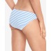 Swim Bikini Bottom Blue Striped, 16, Blue/White