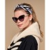 Betty Headbands, Set of 2, Black/White