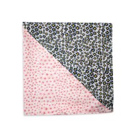 Lele Sadoughi Mixed Floral Square Scarf, Pink/Gray