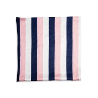 Lele Sadoughi Striped Square Scarf, Pink/Navy