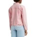 Levi’s Women’s Ex-Boyfriend Cotton Denim Trucker Jacket, Pink, Medium