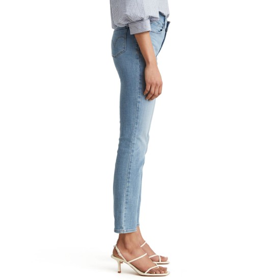 Levi’s Women’s Mid Rise Skinny Jeans, Light Blue, Medium