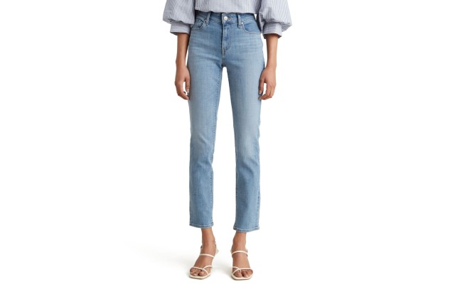 Levi’s Women’s Mid Rise Skinny Jeans, Light Blue, Medium