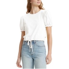 Levi’s Women’s Puff-Sleeve T-Shirt, White, X-Small