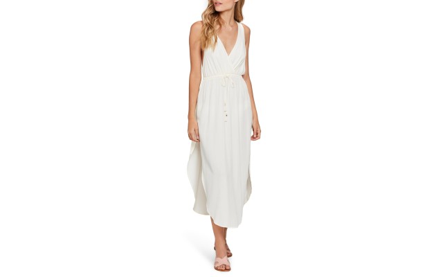 L*Space Kenzie Dress Swim Cover-Up, Medium, Beige