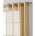 Lumino by Hlc. me Perth Semi Sheer Grommet Curtain Panels – 54 W x 95 L – Set of 2