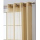 Lumino by Hlc. me Perth Semi Sheer Grommet Curtain Panels – 54 W x 95 L – Set of 2
