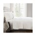  Ava Diamond Oversized Cotton 3 Piece Quilt Set, Full/Queen, White