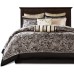 Adeline 12-Pc. California King Comforter Set, Black