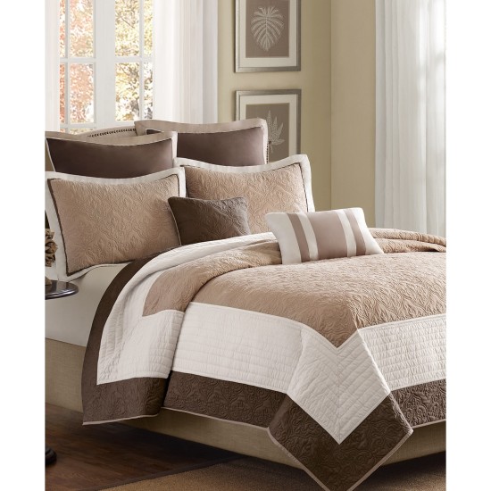  Attingham 7-Pc. King/California King Coverlet Set, Beige