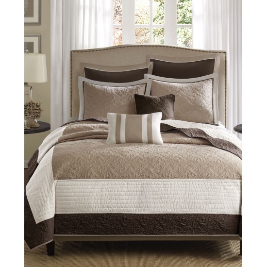  Attingham 7-Pc. King/California King Coverlet Set, Beige