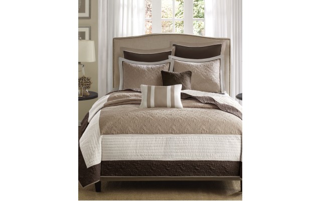  Attingham 7-Pc. King/California King Coverlet Set, Beige