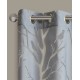  Averil 50″ x 63″ Sheer Burnout Bird Grommet Curtain Panel, Gray