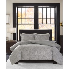 Madison Park Bismarck Reversible 3-Pc. King Comforter Set, Gray