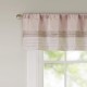  Botanical Sheer Curtains for Bedroom, Modern Contemporary Linen Grommet Living Room, Nature Summer Fashion Panel, Blush, 50 X 18 inch