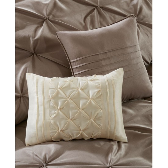  Essentials Joella Queen 24-Pc. Room in a Bag Bedding, Taupe