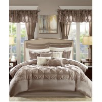 Madison Park Essentials Joella Queen 24-Pc. Room in a Bag Bedding, Taupe