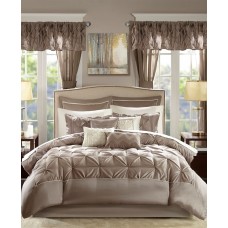 Madison Park Essentials Joella Queen 24-Pc. Room in a Bag Bedding, Taupe