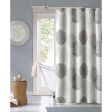 Madison Park Essentials Knowles 72″ x 72″ Shower Curtain, Gray