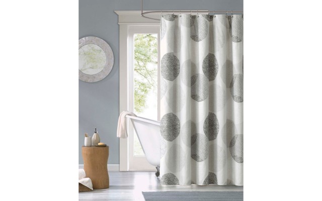  Essentials Knowles 72″ x 72″ Shower Curtain, Gray