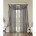  Harper 42″ x 95″ Solid Crushed Window Panel Pair, Gray