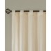  Harper Solid Crushed Window 2 Panel Cream, Cream, 84 X 84 inch
