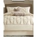  Laurel 7 Piece Comforter Set, Ivory, Ivory, King