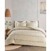  Leona Full/Queen 3-Pc. Pom Pom Cotton Comforter Set,Taupe