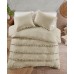  Leona Full/Queen 3-Pc. Pom Pom Cotton Comforter Set,Taupe