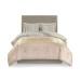  Midnight Garden 3 Piece King/California King Duvet Set, Beige