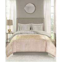 Madison Park Midnight Garden 3 Piece King/California King Duvet Set, Beige