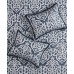  Odette King 8 Piece Jacquard Comforter Set Bedding, Navy