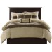  Palmer Microsuede 7-Pc. Queen Comforter Set, Brown/Tan