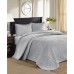  Quebec 3-Piece King Quilted Bedspread Set, Gray, King