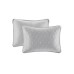  Quebec 3-Piece King Quilted Bedspread Set, Gray, King