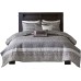  Rhapsody 6-Pc. Coverlet Set, Full/Queen, Gray