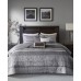  Rhapsody 6-Pc. Coverlet Set, Full/Queen, Gray
