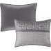  Rhapsody 6-Pc. Coverlet Set, Full/Queen, Gray