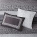  Rhapsody 6-Pc. Coverlet Set, Full/Queen, Gray