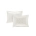  Sabrina 3-Pc. Full/Queen Tufted Cotton Chenille Bedspread Set,Solid White