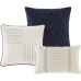  Signature Farmhouse King 9 Piece Comforter Set, Blue