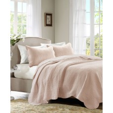 Madison Park Tuscany 3-Pc. Full/Queen Coverlet Set, Blush